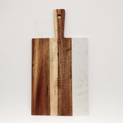 China 2022 Sustainable New Design Rectangular Marble Cheese Board Cutting Cutting Board for sale