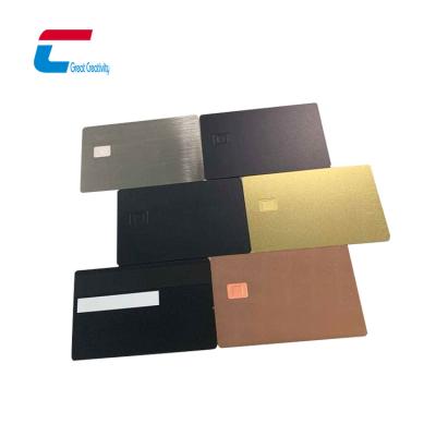 China Customized Metal Waterproof/Waterproof Emv SLE4428 Chip Card Blank for sale