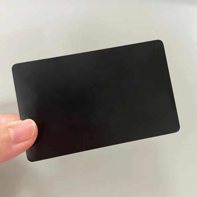 China Waterproof / Matte Black Stainless Steel Waterproof NFC Business Full Metal Card for sale