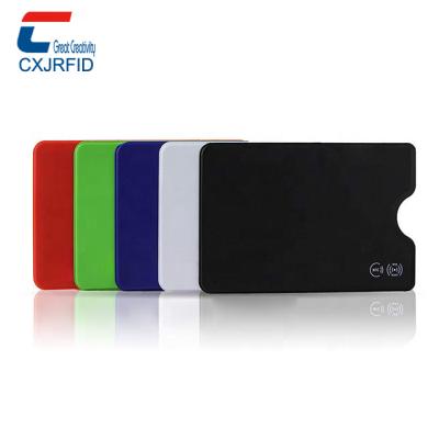 China Waterproof/Waterproof Anti Theft Contactless Rfid Blocking ID Card Sleeves PVC/PET Credit Card Rfid Blocking Sleeves for sale