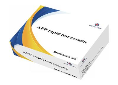 China AFP Antigen Rapid Test Cassette Colloidal Gold Rapid Test 20T / Box for sale