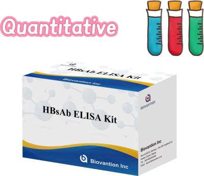 China Los reactivos de diagnóstico in vitro ligados por enzimas (reactivos IVD) del kit de prueba de Elisa cuantitativo HBsAb en venta