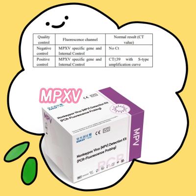 China Mpox Virus MPXV Detection Kit PCR-Fluorescence Probing for sale