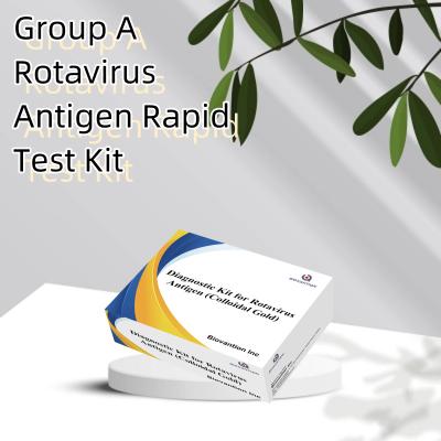 China Rota Virus Antigen Sensitivity Colloidal Gold Rapid Test For Human Diagnosis for sale