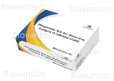 China Rota Virus Antigen Sensitivity Colloidal Gold Rapid Test For Human Diagnosis for sale