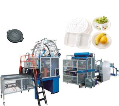 China Automatic Plastic Factory Lid Vacuum Thermoforming Machine for sale