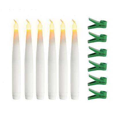 China LED Electronic Candle Electronic Candles With Long Pole Clip Candle Light Christmas Decorative Candle Light for sale