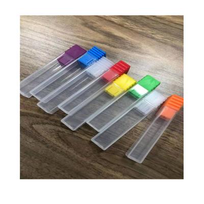 China Good Price UOisure Plastic Empty Nail Drill Bit Holder Storage Tool Box Case For Mini Show for sale