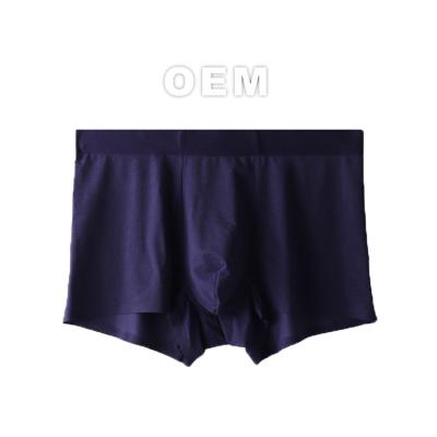 China Anti-Bacterial Boxer Men Wholesale Quick Dry High Quality Seamless Custom Logo Big Cock Soft Breathable Men Underwear Boxer for sale