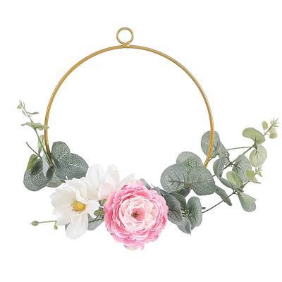 China Natural touch Christmas wreath for outdoor or indoor use such as doorway wall stairs for sale