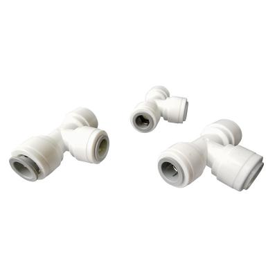 China Anti-Drip 1/4 Hose Fitting Tube Connectors For RO Water Reverse Osmosis System Garden Mist Sprayer System Quick Connect for sale