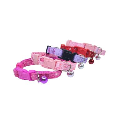 China Polyester Safety DETACHED Cat Collar Custom Models Detached Cat Collar for sale