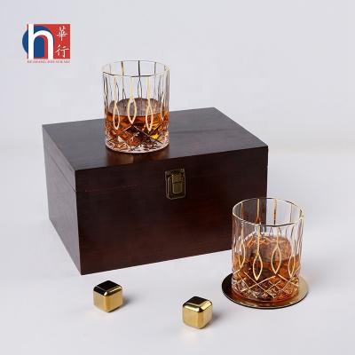 China Classic Whiskey Glass With Thick Bottom Amazon Stones Whiskey Stones Hot Sale Custom Cool Gift Set Whiskey Glass Set With Unique Whiskey Stones Whiskey Glass Set for sale