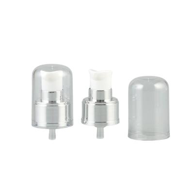 China Non Spill Pump 24/410 Liquid Pump Dispensers Wholesale Luxury Plastic UV Silver Hot Popular AS Full PP Cap Treatment Pumps for sale