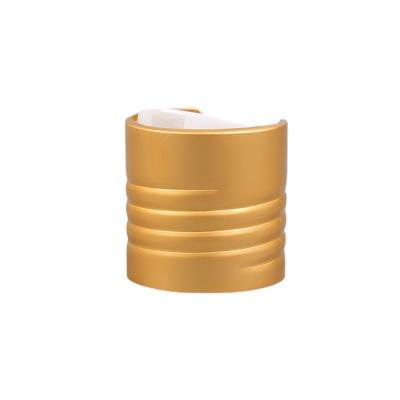 China Non Spill Factory Wholesale High Quality Plastic Aluminum Disc Cap Metal Disc Caps Shampoo Top 28/410 Gold Caps for sale