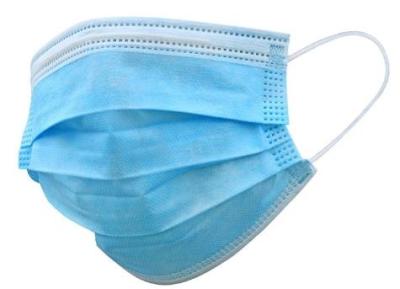 Cina Maschera eliminabile blu ipoallergenica della vetroresina 3ply in vendita