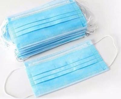 China Single Use 3 Ply Elastic Earloop Surgical Mask for sale