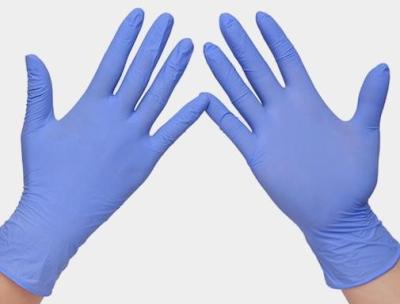 China Nitrile Non Toxic Breathable Disposable Medical Gloves for sale