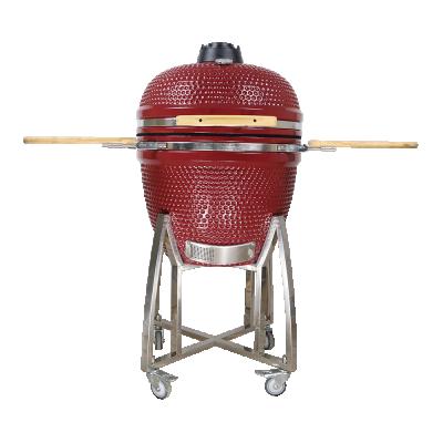 China Hot Selling Adjustable Size Auplex Kamado Ceramic Kamado Outdoor Charcoal BBQ Grill 23 Inch For Sale for sale