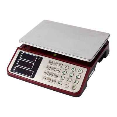 China Best Accurate Weight Function Price Calculator Digital Rating Scale 40kg Low Price Calculation Scale for sale