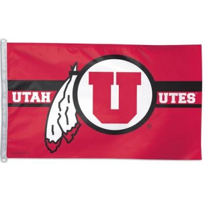 China Utah Utes FLYING Custom College 3' x 5' NCAA College Flag for sale