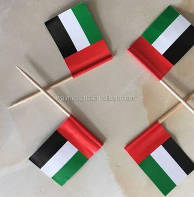 China Disposable high quality custom decorative toothpick flag with logo for sale