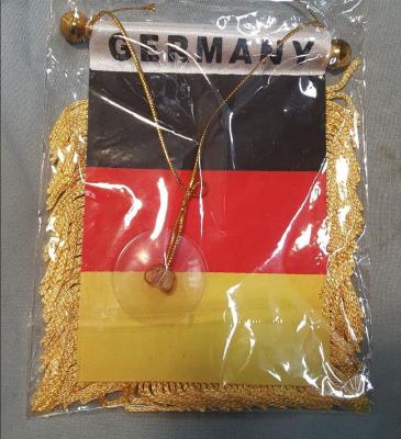 China Soccer Fans Germany Car Flag Window Hanging Pennant for sale