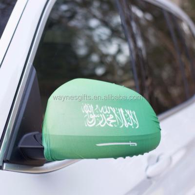 China FLYING flag of Saudi Arabia flag banner car mirror cover car mirror for sale