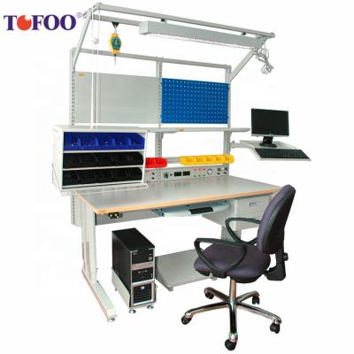 China TOFOO Industrial Mobile Phone Repair ESD Electronics Technician Workbench Garage and Computer Repair for sale