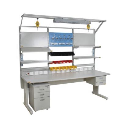 China TOFOO-Adjustable Machinery Repair Shops ESD Electronic Workbench Used Industrial ESD Electronic Workbenches for sale