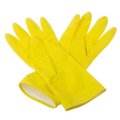 China Anti-slip Natural Latex Cleaning Kitchen Household Hand Waterproof Recycling Rubber Wash Gloves for sale