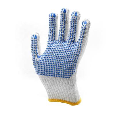 China Hot Selling Work Protection Construction Work Chat Driver White Cotton Gloves Auto Repair Work Gloves for sale