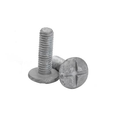 China Head M4 M5 M6 M8 Mushroom Head Mushroom Roofing Bolt Carriage Bolt Carbon Steel Grade 4.8 for sale