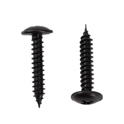 China Pan Head With Washer Factory Price Din968 Cross Recessed Round Head Tapping Screws for sale