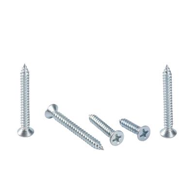 China M4.2*32mm Flat Head Self Tapping Screws DIN7982 Flat Cross Recessed Screw for sale