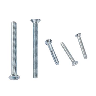 China DIN 965 Flat Steel Cross Recessed Countersunk Flat Head Screw for sale