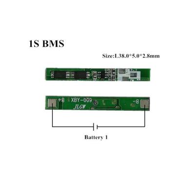 China PCM lithium battery control circuit of bms 1s lifepo4 bms 3.2v 3ah lifepo4 lithium 1s lifepo4 for sale