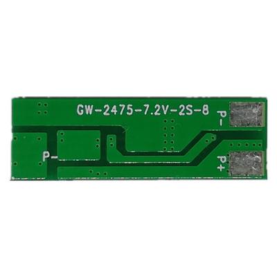 China FR-4 battery bms board 2S 10AM for 7.4V Li-ion battery pack for sale