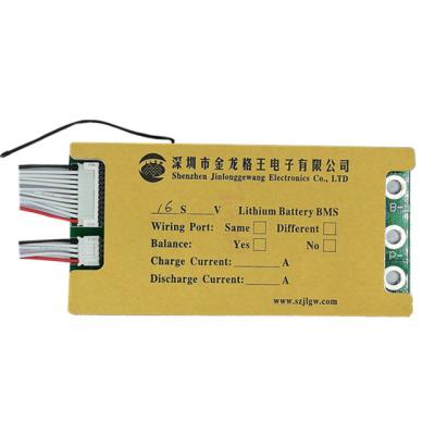 China 10S/13S/16S BMS 16S 50a bms 59.2V protection board for vehicles battery for sale