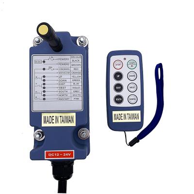 China Waterproof Industrial Wireless 6 Button Universal Single Speed ​​Wireless Remote Crane Control Saga-L8 for sale