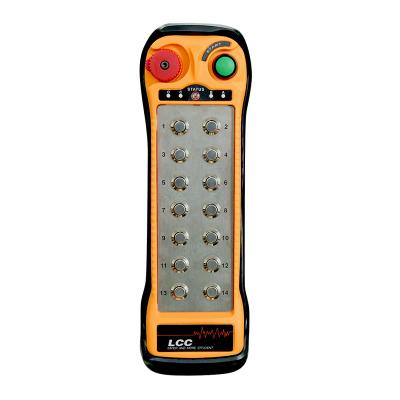 China Waterproof Q1400 LCC 14 Buttons Single Speed ​​433 MHz Overhead Crane Remote Control IP65 Radio for sale