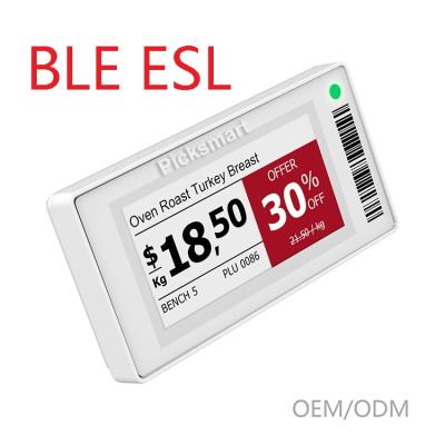 China Picksmart ESL 2.1 Inch BLE ESL Controlled by App ESL_BWR2.1_BLE_v1 Digital Electronic Tags for sale