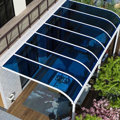 China New Arrival Stretchable Modern Aluminum Board Car Resistance Alloy+PC Waterproof Balcony Awning for sale