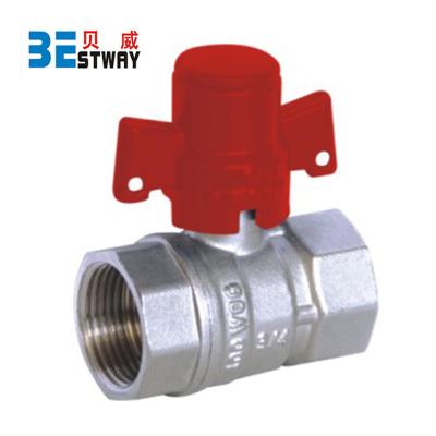 China Good Quality General Customized Brass Lockable Ball Valve Front Water Meter for sale