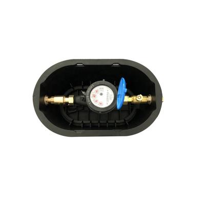 China High quality composite PA or pp water meter plastic box with water meter accessories for sale