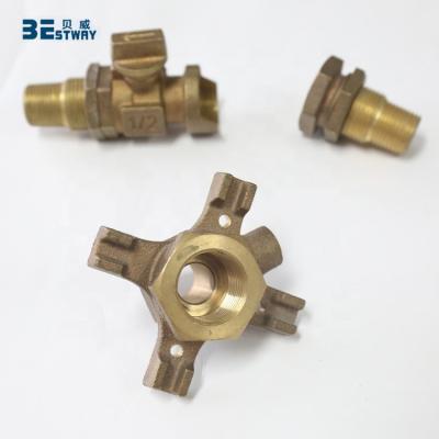 China General Bronze Or Brass Star Expansion Joint With Nipple For Water Meter for sale