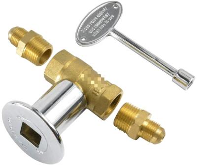 China General Brass Main Gas Valve Kits Gas Fryer Valve Manufacturer for sale