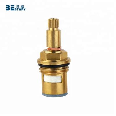 China Brass quick open brass ceramic cartridge used for angle valve for sale