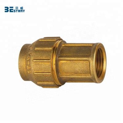 China PE Straight Compression Elbow HDPE Fitting Reducer for sale