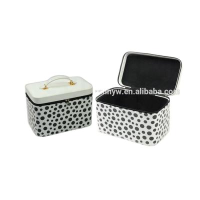 China Wholesale Fashion PVC Leather Cosmetic Box Portable PU Makeup Case for sale